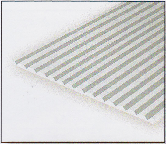 Polystyrol Platte V-Rille -weiß- Größe 150x300mm